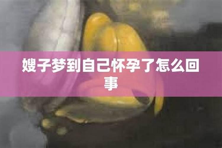 孕妇做梦梦见嫂子怀孕了