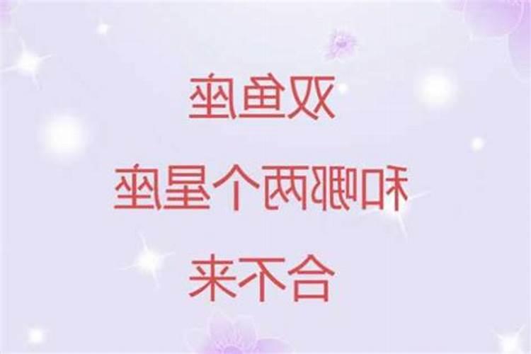 摩羯和双鱼八字不合适