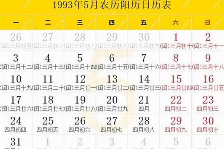 1993年农历3月初五出生的命运解析