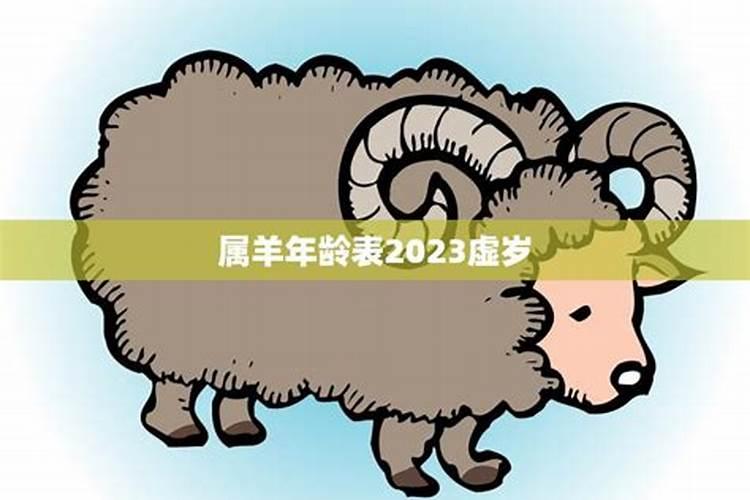 2023年属羊人几岁