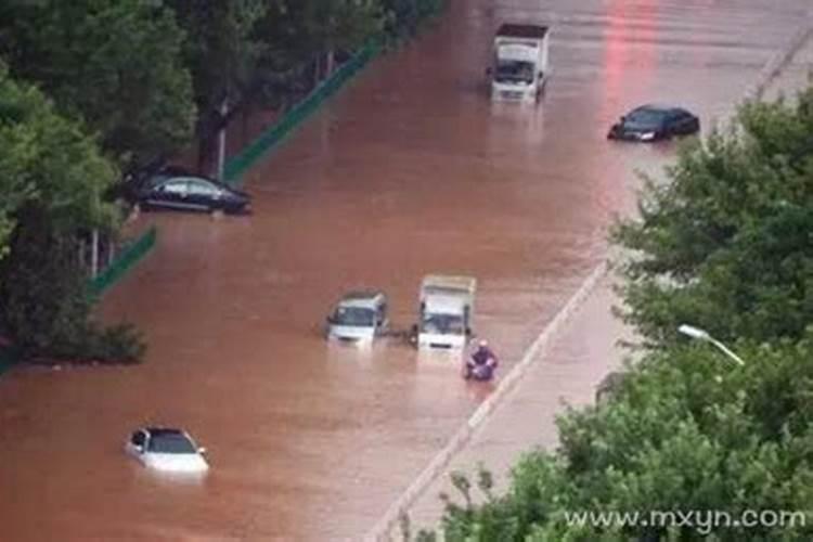 梦见道路被雨水漫了