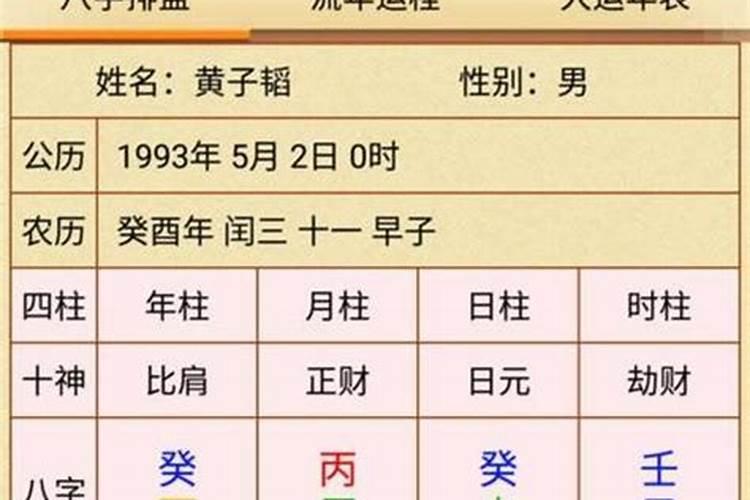 四柱八字算命勉费算命