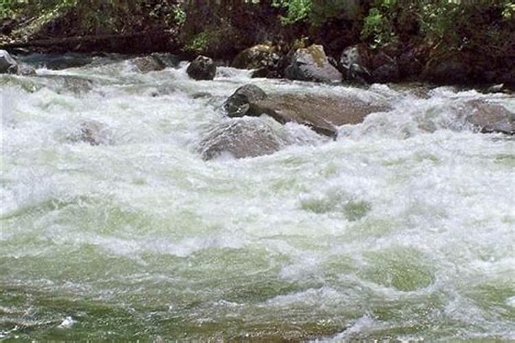 梦见水流湍急的河水什么意思