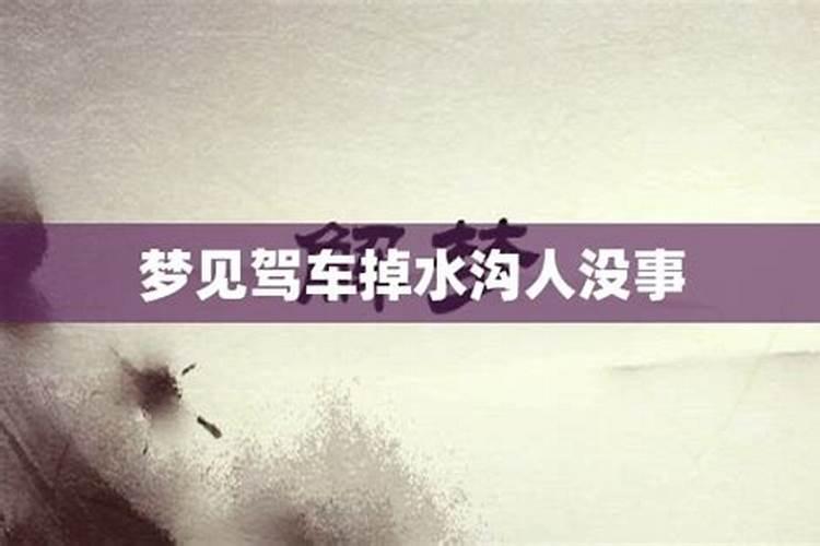 梦到朋友开车掉河里了