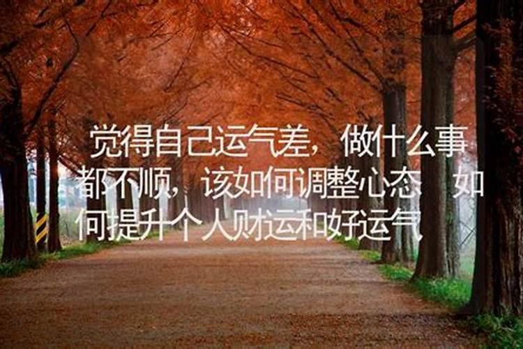 运气差一点怎么调整