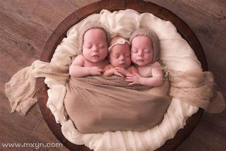 梦见怀孕生了三胞胎