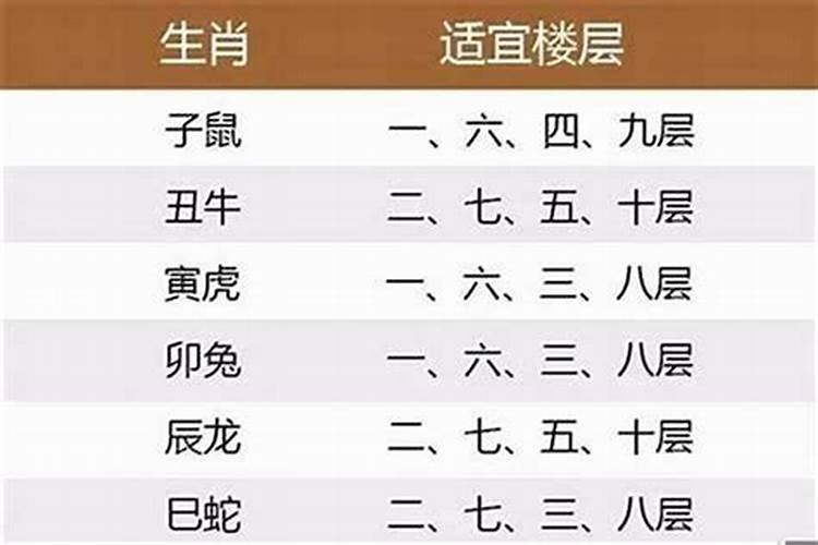 属马的住哪一层楼比较好