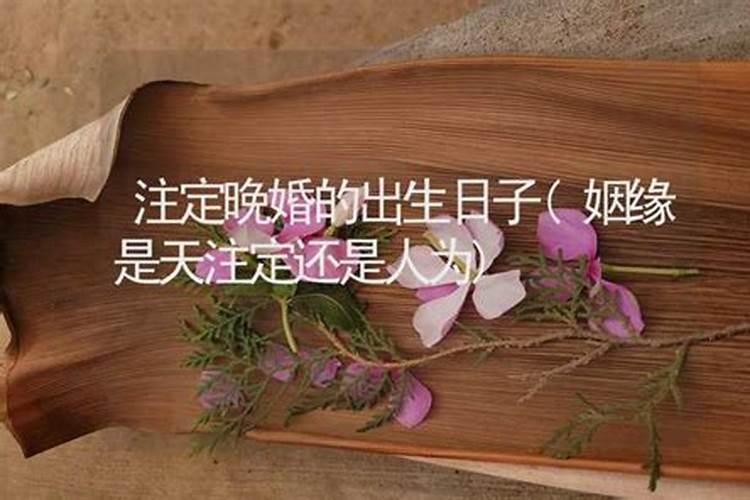 姻缘是天注定还是人为