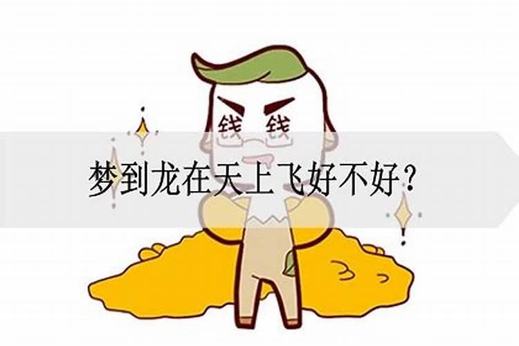 梦见龙在天上飞是什么意思,好不好