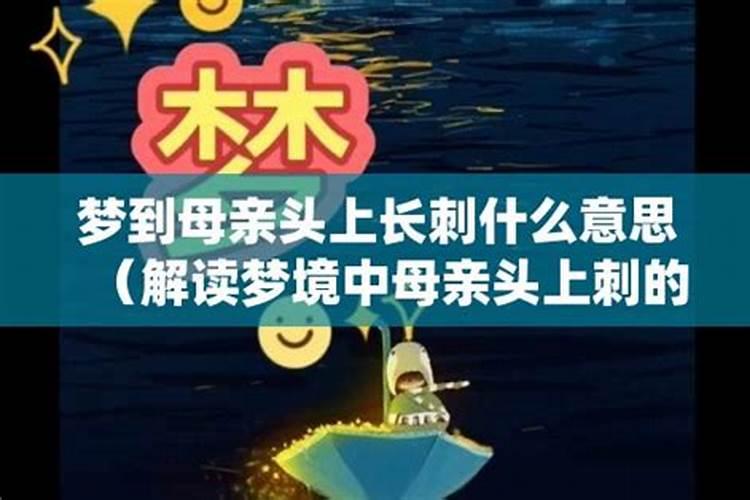 梦见妈妈换头是什么意思