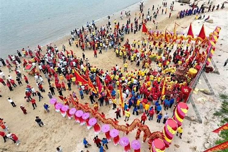 中元节海上祭祀