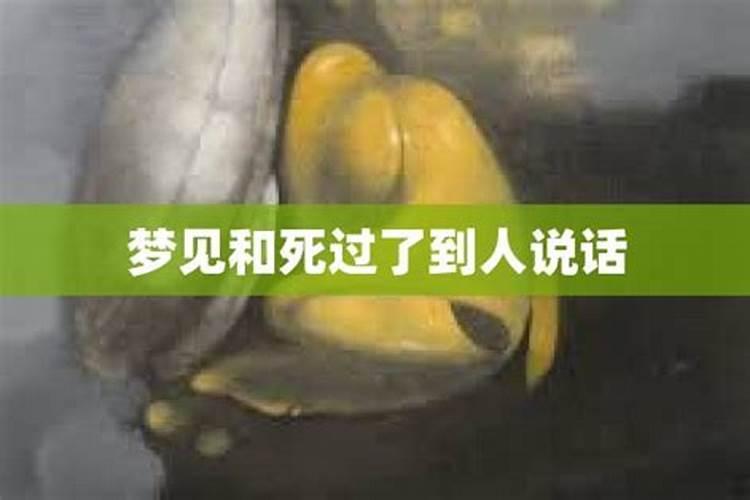 梦见和熟悉的死人说话还在笑