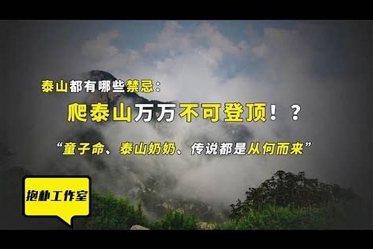 童子不能上泰山