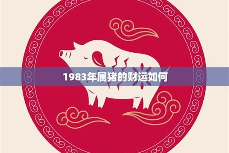 1983生肖猪一生运势