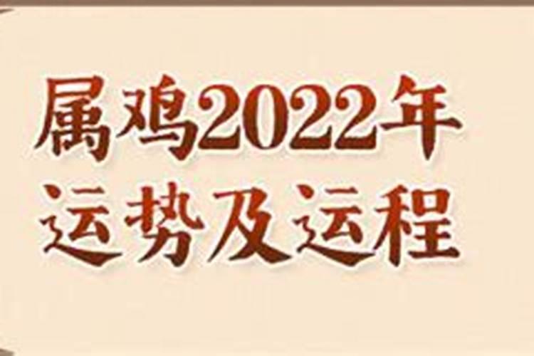 属鸡人2022年全年运势男性