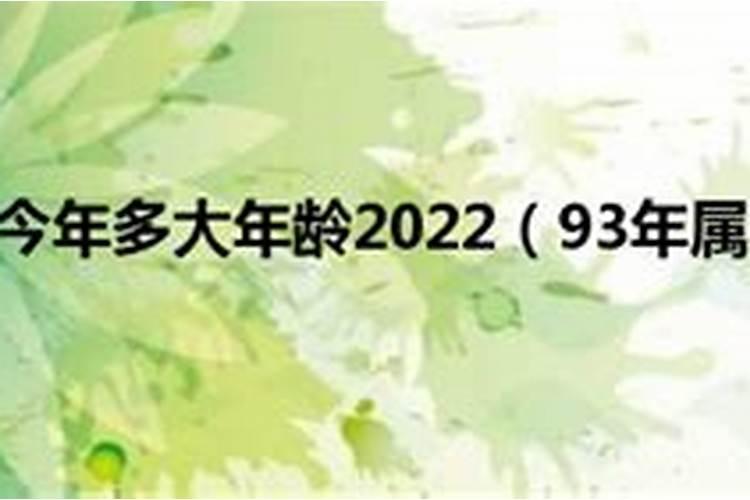 93年多大,属什么属相