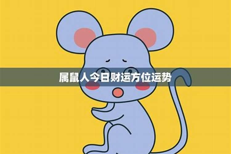 生肖鼠今日运势方位