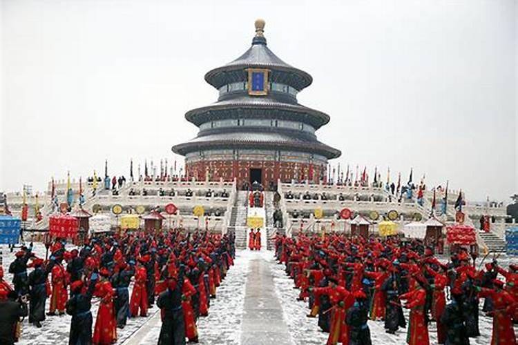 2021春节天坛祭祀