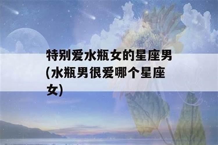 水瓶男爱哪个星座女生