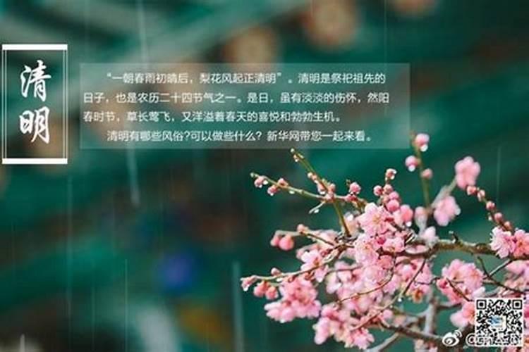 清明节是祭祀()的