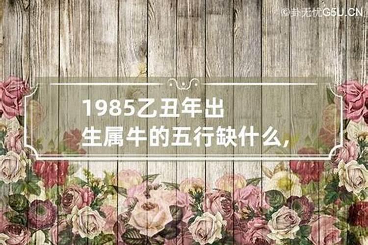 1985属牛五行属什么缺什么命