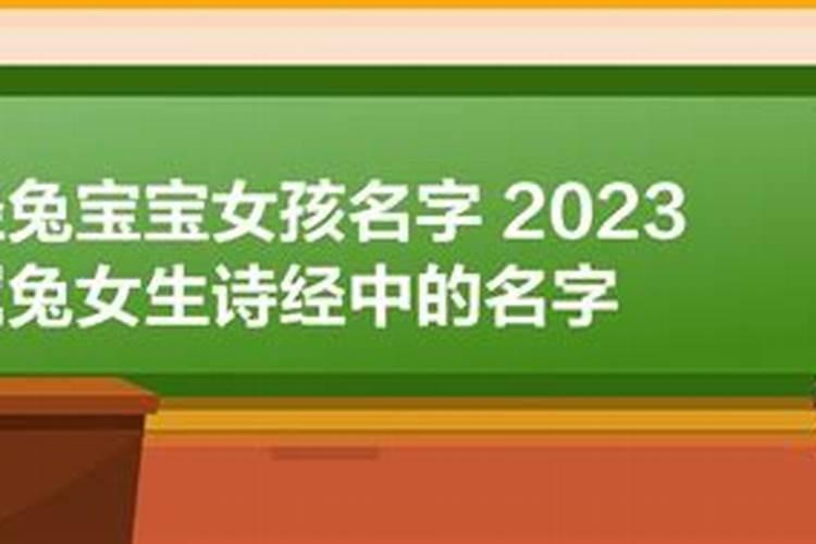 2023年属兔女孩