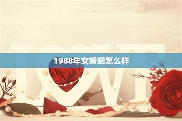 1981男和1988女婚姻是几合