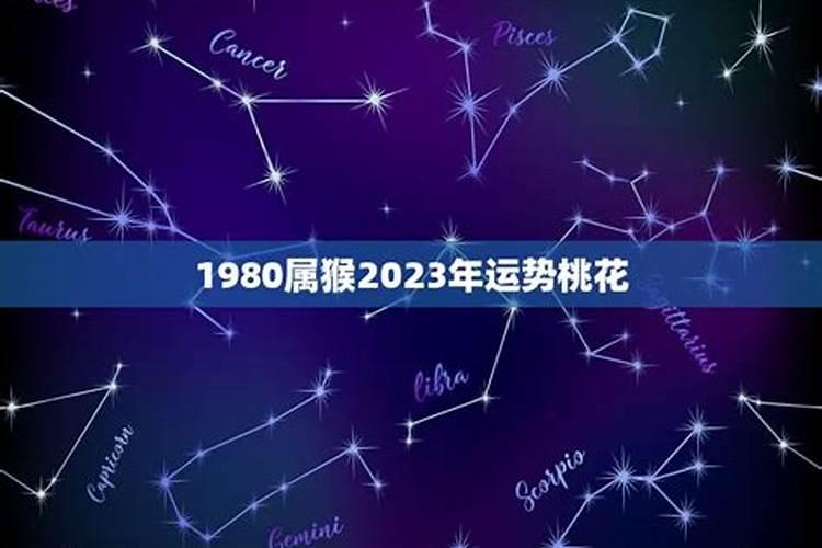 1980年女属猴人2023年运势