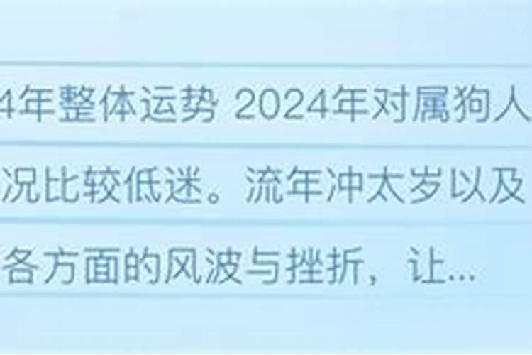 肖狗人2024年运程每月运势