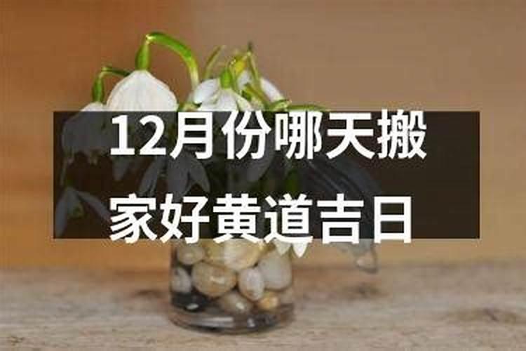 属马2023年12月哪天搬家好