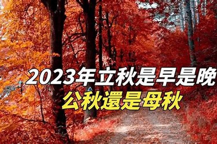 立秋是哪天2020年