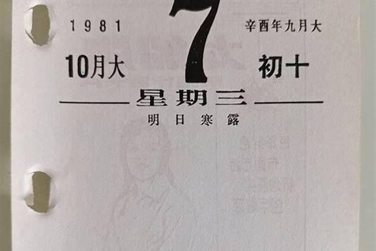 1981年9月初十阴历出生的女鸡什么命