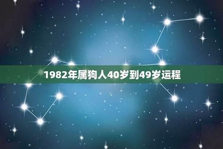 82年属狗人一生运势