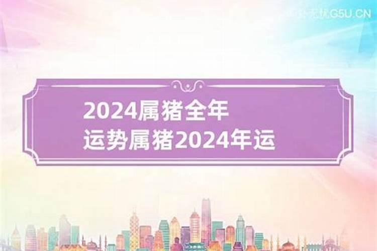 2024年生肖猪运势详解