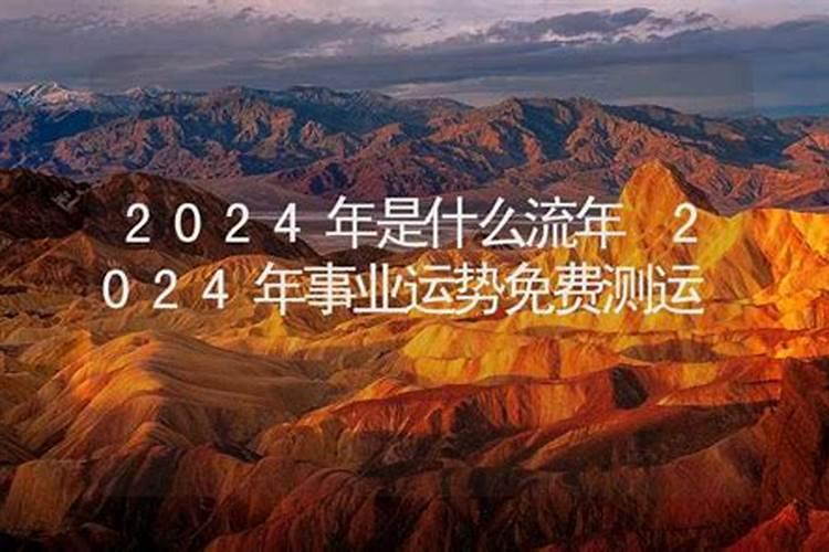 八字流年2024年运势详解