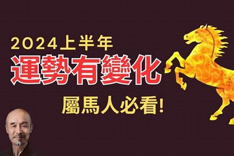 属马人2024年下半年运势