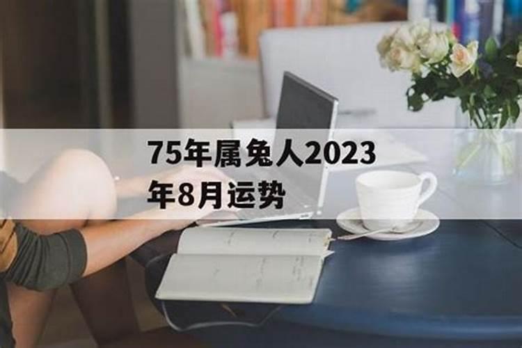 75年的兔八月份的运势如何