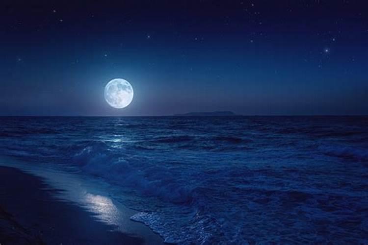 梦见晚上的大海是什么意思周公解梦