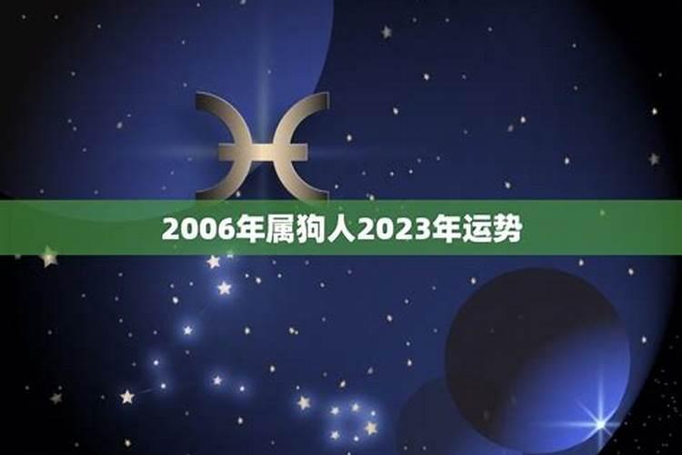 2006年生肖狗2023年运势