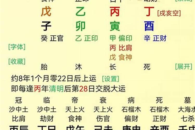 大运流年如何作用于八字