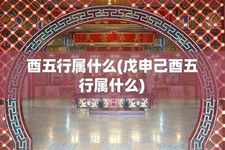 戊申年五行属什么